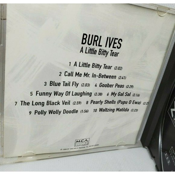 Burl Ives A Little Bitty Tear Folk CD No Scratches Clean - Picture 9 of 9